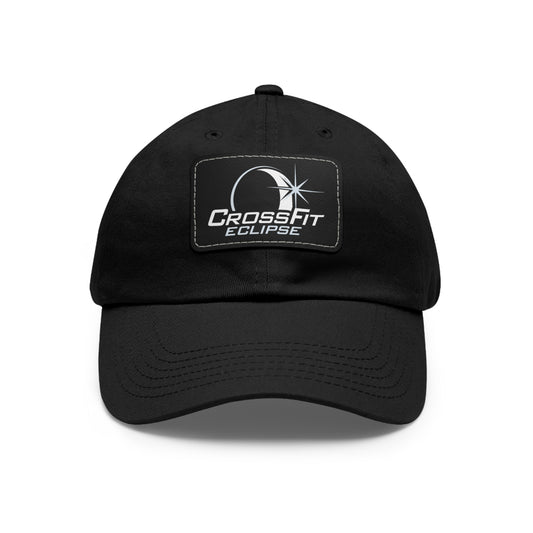 CrossFit Eclipse Dad Hat with Leather Patch (Rectangle)