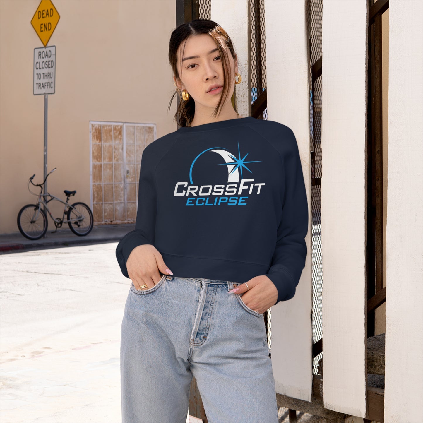 CrossFit Eclipse Women's Cropped Fleece Sweatshirt