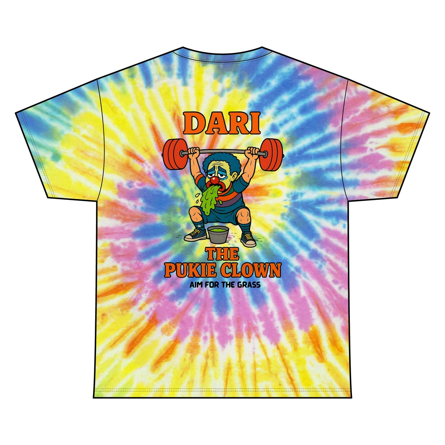 Dari the Pukie Clown Tie Dye Tee