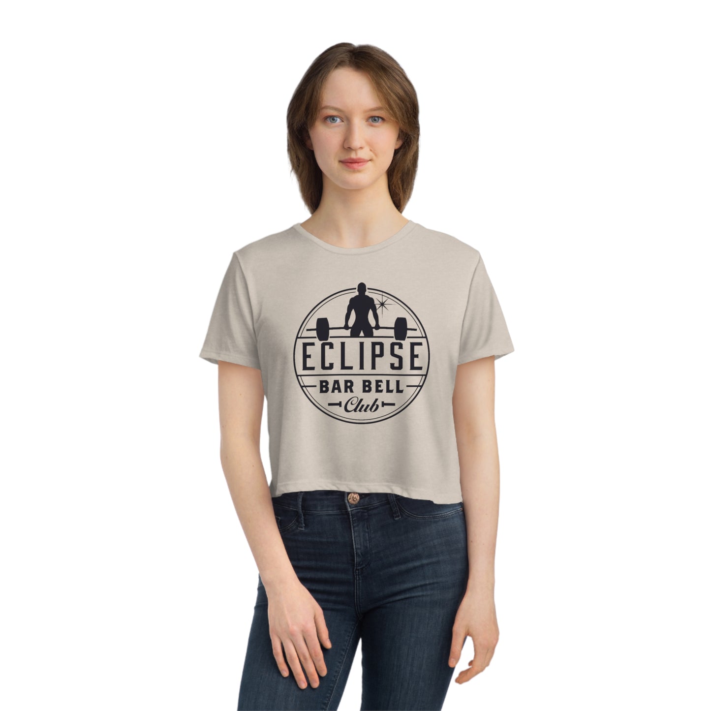Eclipse Barbell Women's Flowy Cropped Tee