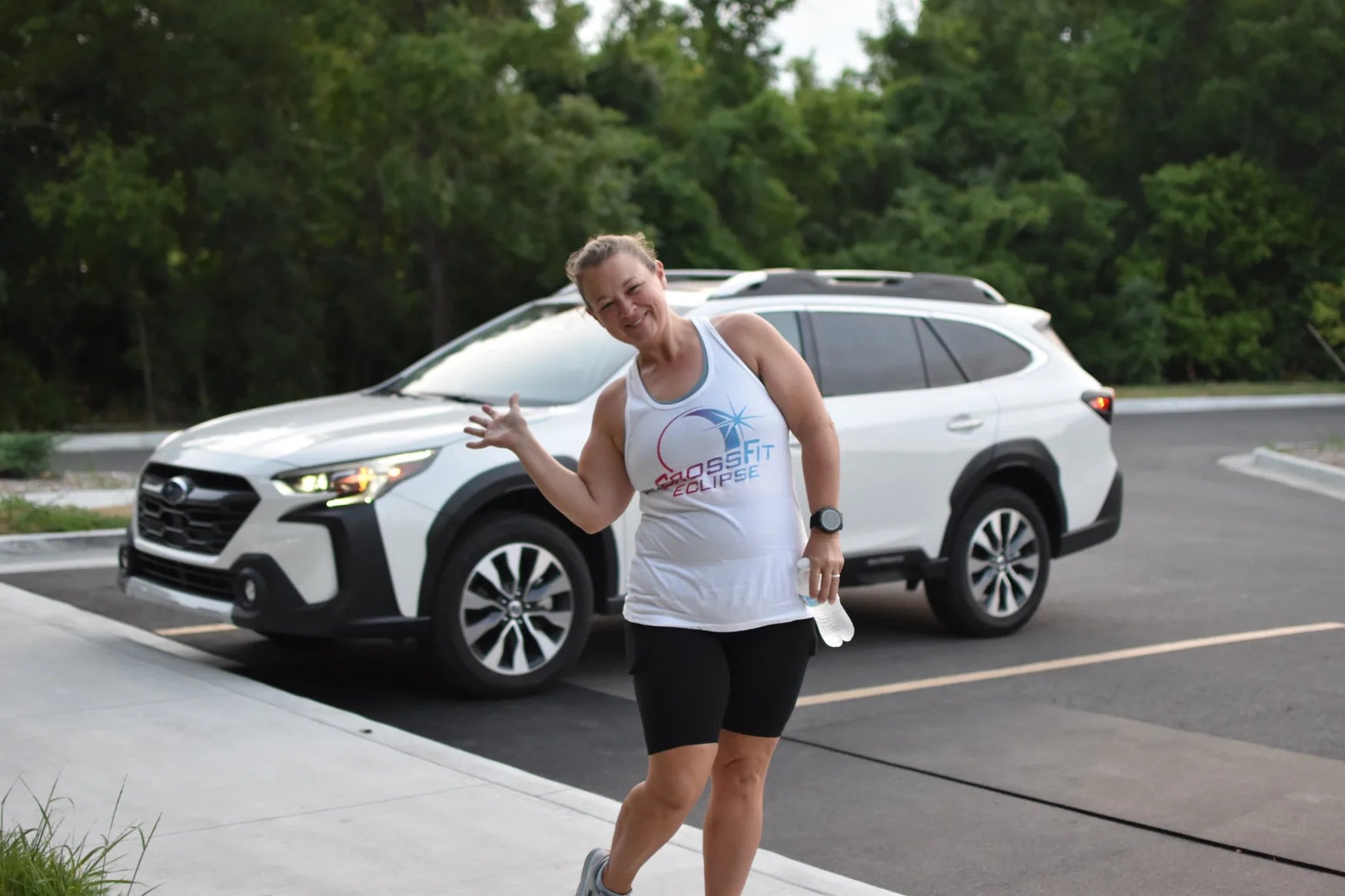 CrossFit Eclipse member wearing apparel