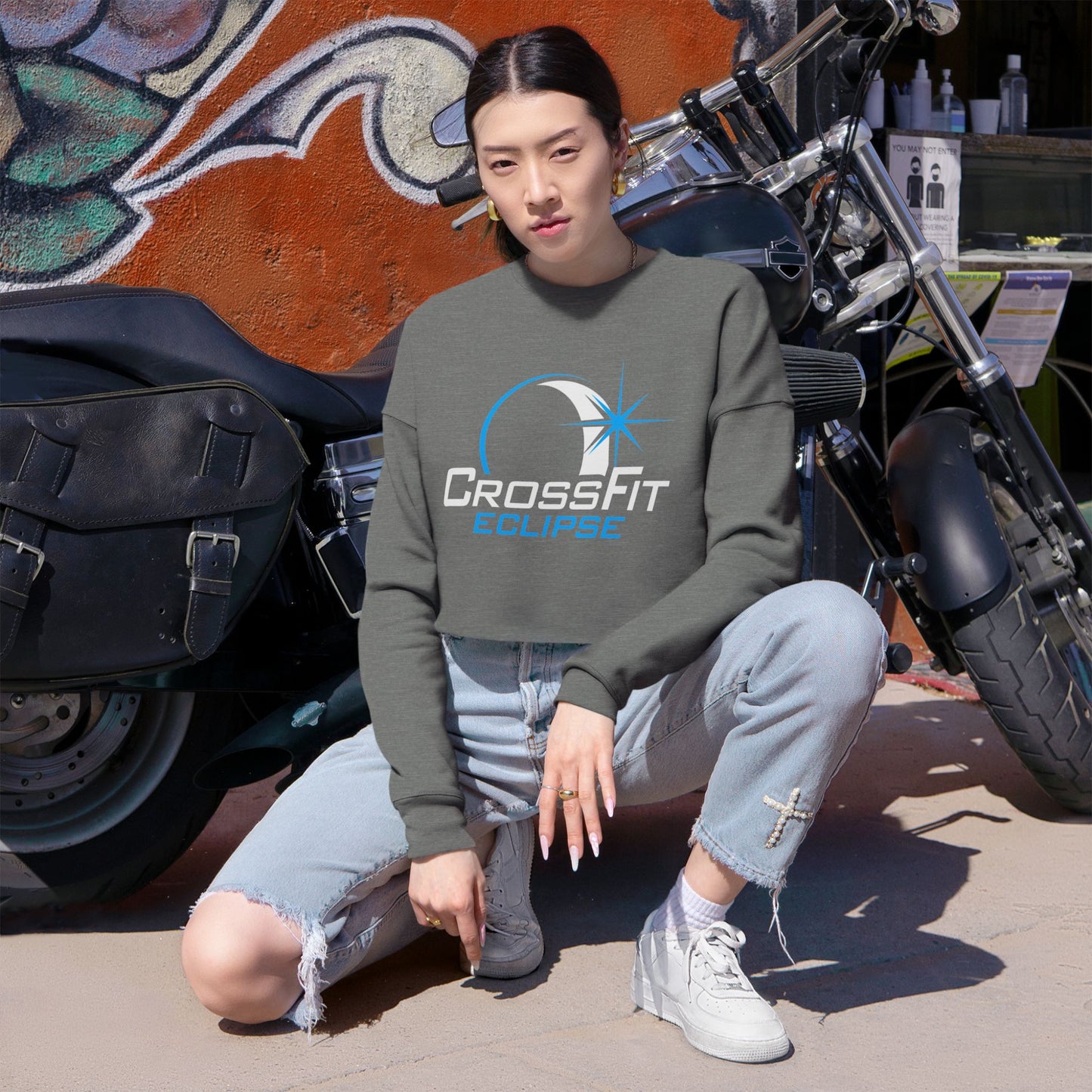 CrossFit Eclipse Women's Cropped Sweatshirt *