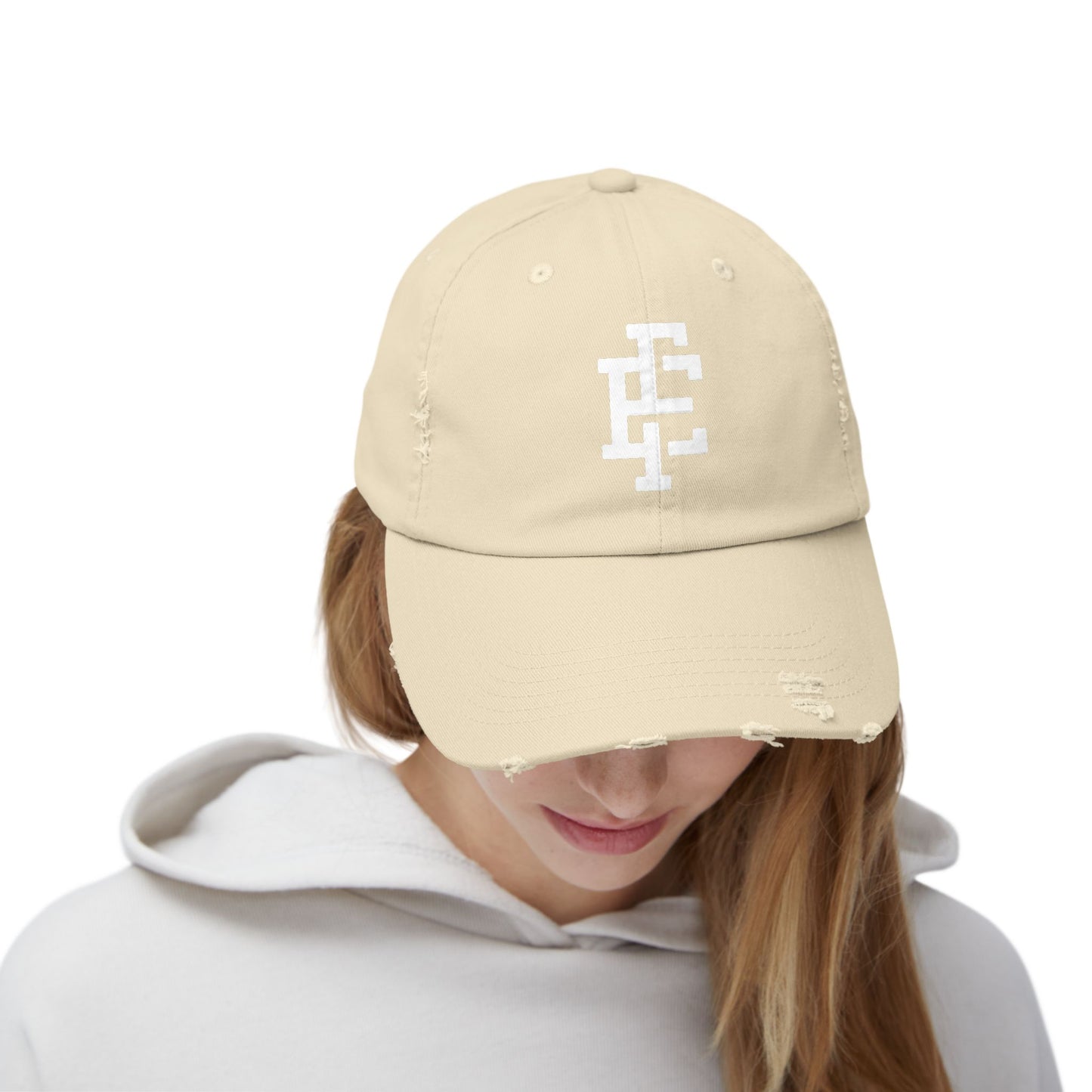 Eclipse Fitness Monogram Unisex Distressed Cap