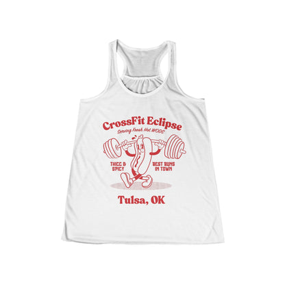 Fresh Hot WODs Women's Flowy Workout Tank, Fitness Tank Tops, Gym Wear, CrossFit Apparel, Casual Summer Tops, Gift for Athletes