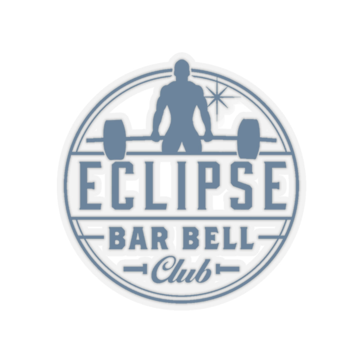 Eclipse Barbell Club Kiss-Cut Stickers