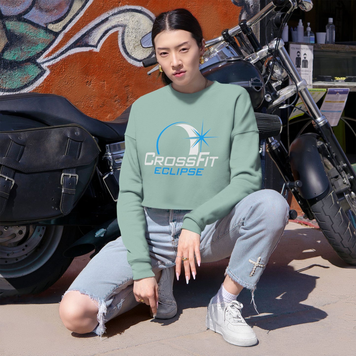 CrossFit Eclipse Women's Cropped Sweatshirt *