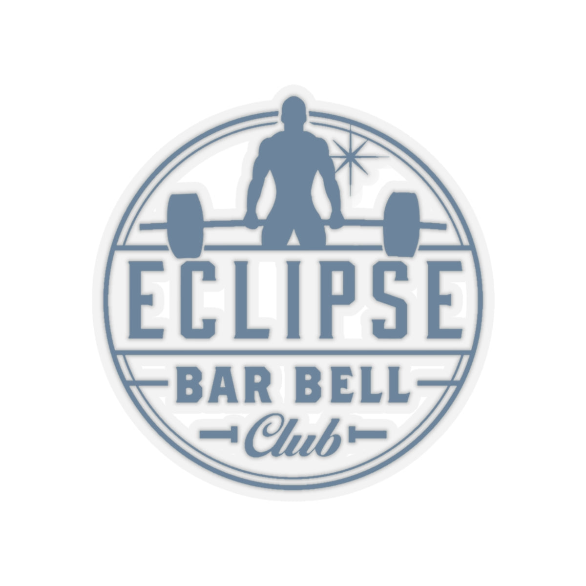 Eclipse Barbell Club Kiss-Cut Stickers