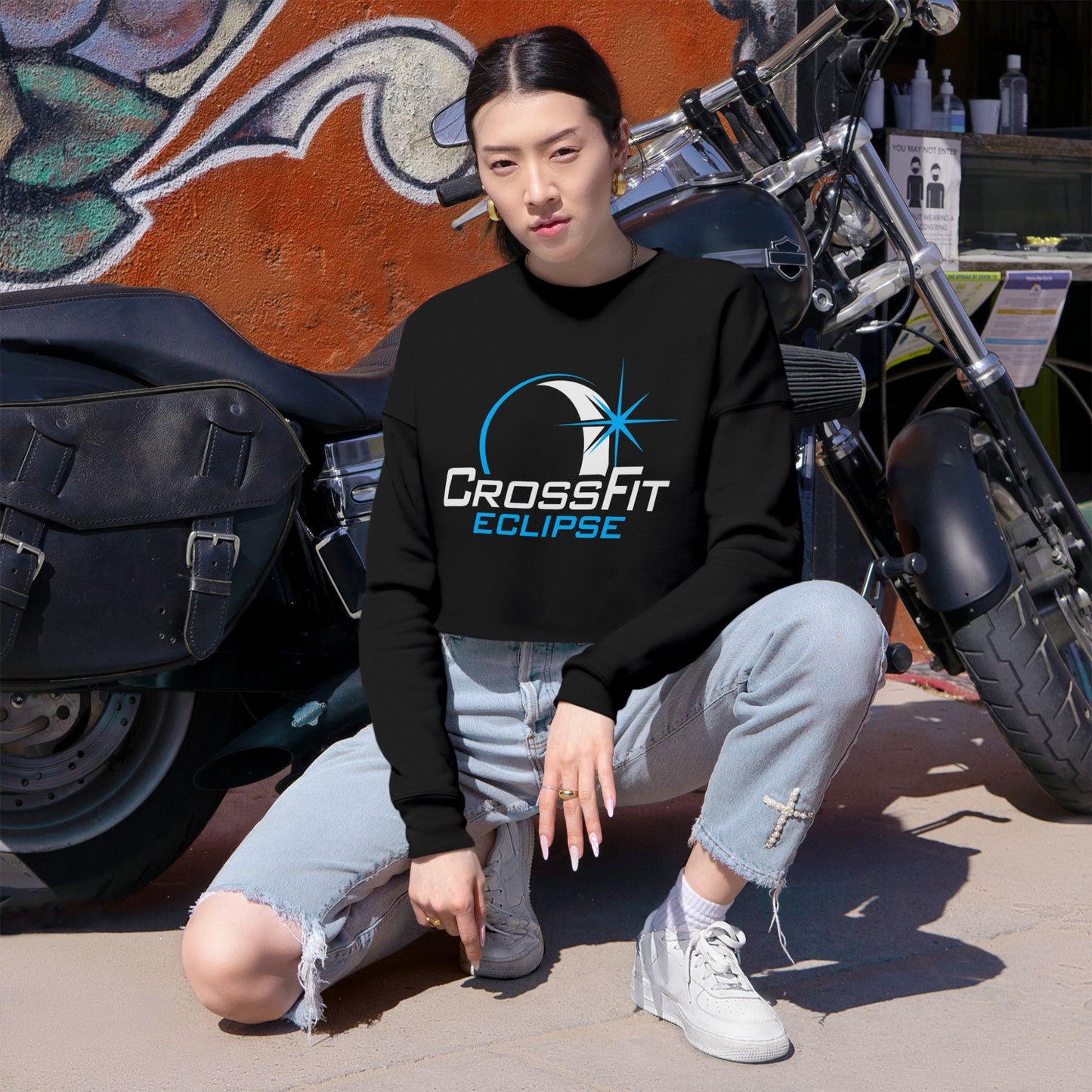 CrossFit Eclipse Women's Cropped Sweatshirt *
