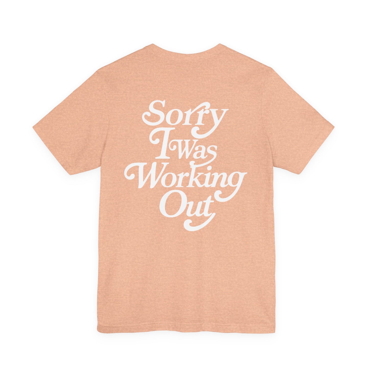 Sorry I Was Working Out Eclipse Tee