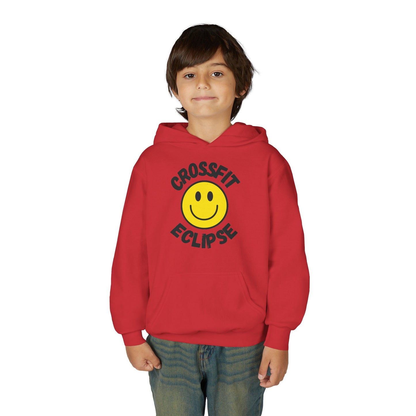 Smiley Face Youth Heavy Blend Hooded Sweatshirt
