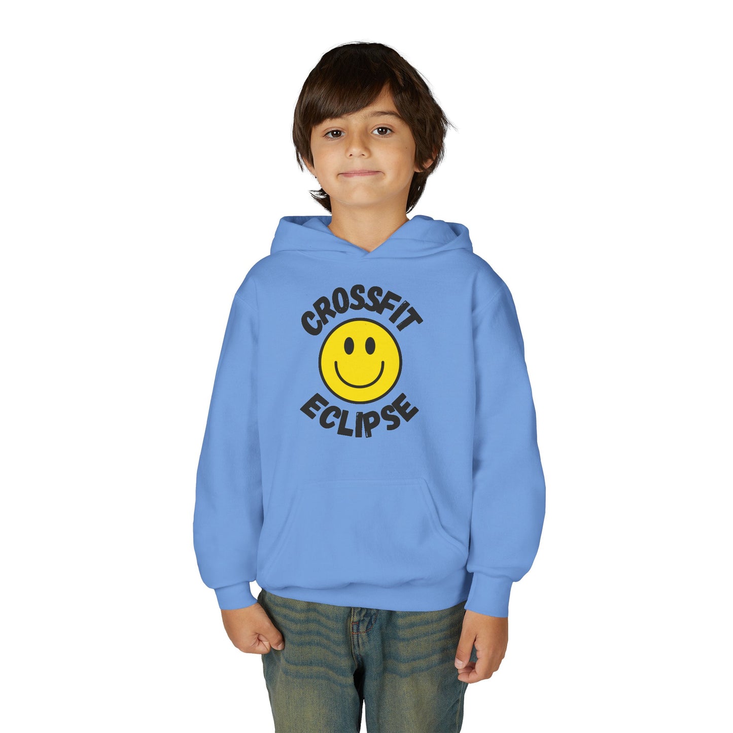 Smiley Face Youth Heavy Blend Hooded Sweatshirt