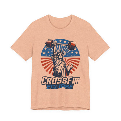 Liberty CrossFit Tee - Fitness Shirt, Gym Apparel, Sportswear, Motivational Clothing, Gift for Athletes