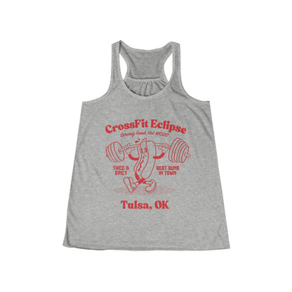 Fresh Hot WODs Women's Flowy Workout Tank, Fitness Tank Tops, Gym Wear, CrossFit Apparel, Casual Summer Tops, Gift for Athletes