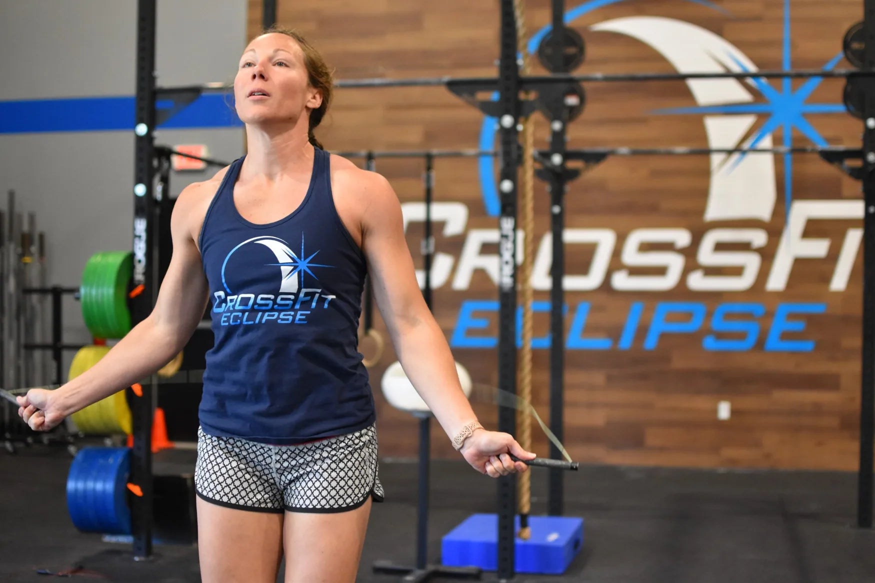 CrossFit Eclipse apparel being worn in the gym